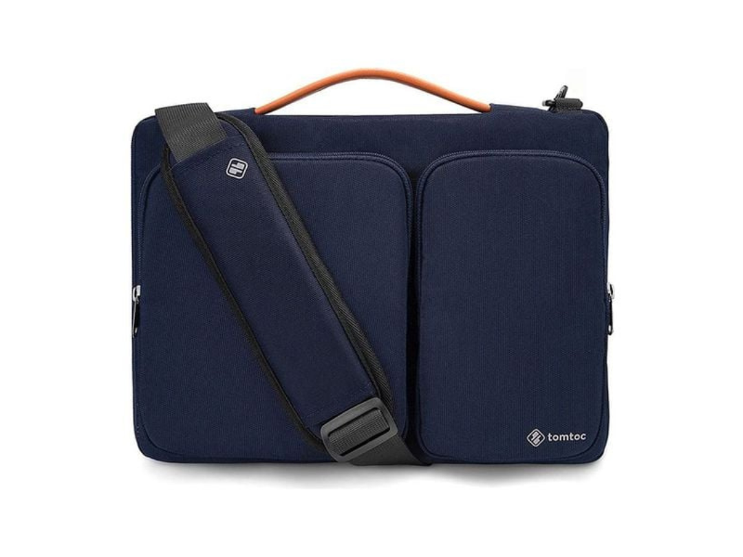 Buy Tomtoc A42 13” Laptop Shoulder Bag – Dark Blue | in Qatar Buy Tomtoc A42 13” Laptop Shoulder Bag – Dark Blue | in Qatar